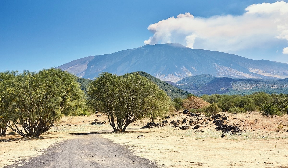 Vulcão Etna, na Sicília Itália