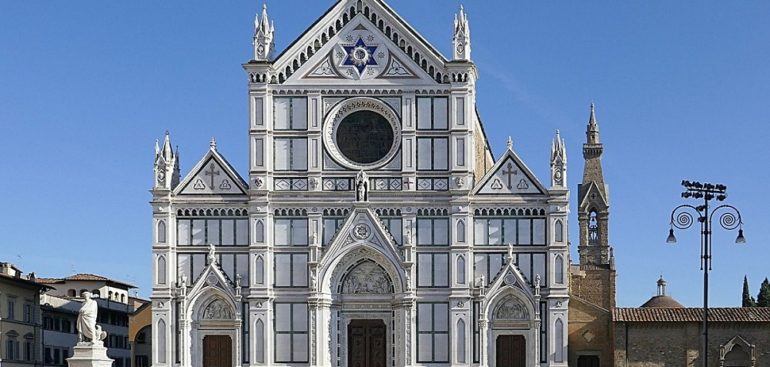Basílica de Santa Cruz, em Florença – Maior igreja franciscana do mundo Foto: Pixabay