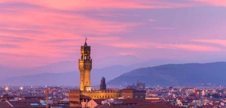 Fantásticas vistas panorâmicas em Florença Foto: Freepik