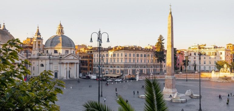 Fatos sobre a Piazza Del Popolo – A praça famosa de Roma Foto: Freepik