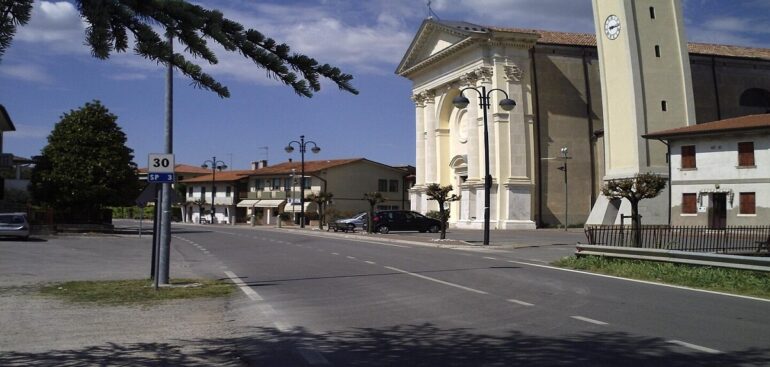 Comuna de Agna, na província de Pádua, em Vêneto – Visite a região de belas paisagens campestres e suas vinícolas Foto: Wikimedia