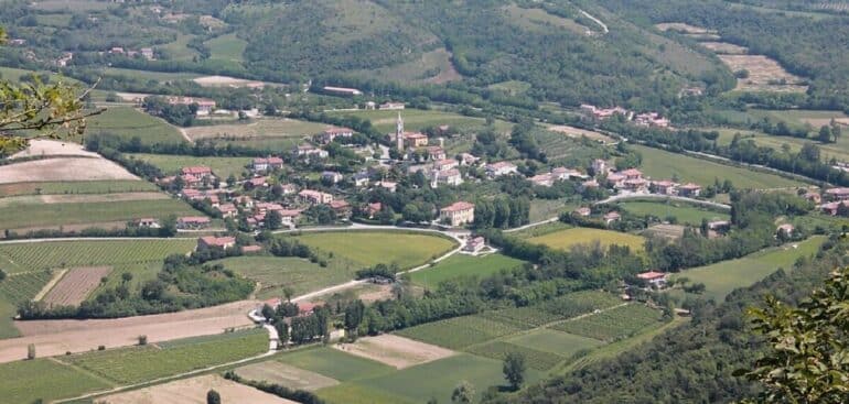 Comune di Baone, na Provincia di Padova, em Vêneto Foto: Wikimedia