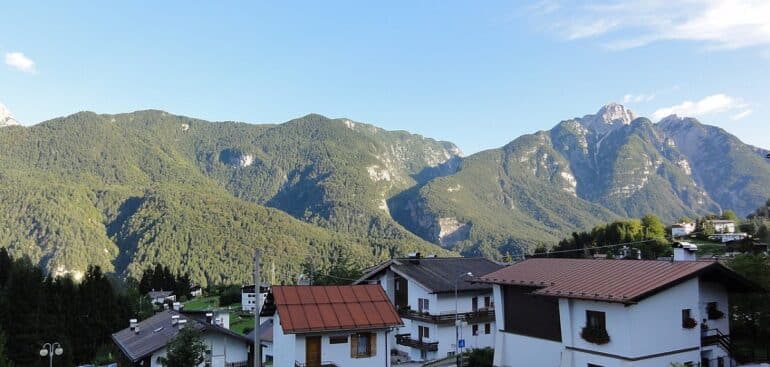 Comune di Calalzo di Cadore, na Provincia di Belluno, em Vêneto Foto: Wikimedia